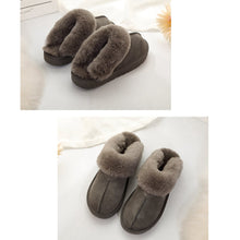 Load image into Gallery viewer, Women’s Memory Foam Slippers Faux Fur Lining House Shoes Indoor & Outdoor 22S35