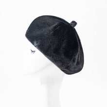 Load image into Gallery viewer, Faux Fur Furry Beret Hats Fluffy Fuzzy Warm French Beret for Women 22619