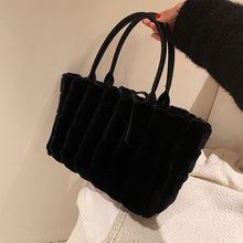 Load image into Gallery viewer, Women Handbags Overlarge Tote Bag Fluffy Soft Plush 22446