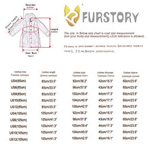 Load image into Gallery viewer, Fur Story Women's Real Fur Parka Jacket with Raccoon Fur Thick Hooded Long Fur Coat for Winter Dark Blue US6 18104