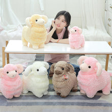 Load image into Gallery viewer, Lamb Doll Animal Plush Toy Alpaca Doll Gift For Kids  4 Colors 22B49