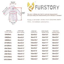 Load image into Gallery viewer, Fur Story's winter ladies leather parka coat with thick hooded long fur coat with raccoon fur