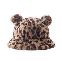 Load image into Gallery viewer, Women's mickey ears plush warm bucket hat in winter 22626