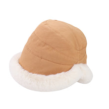 Load image into Gallery viewer, Women's plush bucket hat Mongolian hat in winter 22624