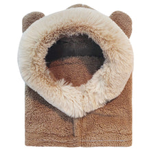 Load image into Gallery viewer, Winter acrylic fibres Hood Ski Mask for Women Thermal Face Cover Hat 22632