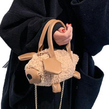 Load image into Gallery viewer, Women Mini Plush Shoulder Bag Fashion Fluffy handbag Soft Warm 22421
