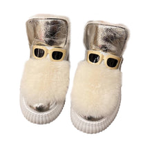 Load image into Gallery viewer, Women's Warm Fur Snow Winter Cute Comfortable Ankle Platform Boots 22S27