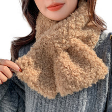 Load image into Gallery viewer, Women's Double Sided Twist Winter Plush Scarf 22522