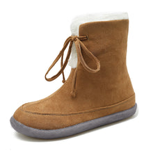 Load image into Gallery viewer, Women's Fuzzy Winter Bootie Warm House Shoes Outdoor Indoor 22S37