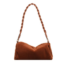 Load image into Gallery viewer, Faux Fur Shoulder Bag Fuzzy Tote Bag Furry Handbag for Women 22429