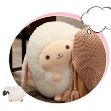 Load image into Gallery viewer, Soft cute sheep pillow bed doll plush toy sofa pillow 22B47