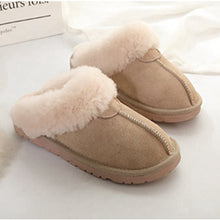 Load image into Gallery viewer, Women’s Memory Foam Slippers Faux Fur Lining House Shoes Indoor & Outdoor 22S35