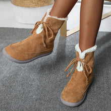 Load image into Gallery viewer, Women's Fuzzy Winter Bootie Warm House Shoes Outdoor Indoor 22S37