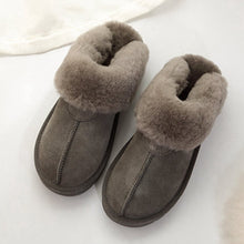 Load image into Gallery viewer, Women’s Memory Foam Slippers Faux Fur Lining House Shoes Indoor & Outdoor 22S35