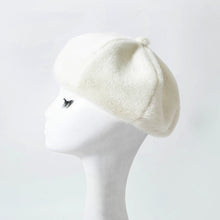 Load image into Gallery viewer, Faux Fur Furry Beret Hats Fluffy Fuzzy Warm French Beret for Women 22619