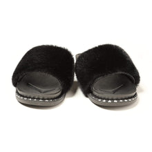 Load image into Gallery viewer, Furry Slides Sandals (Rivet)