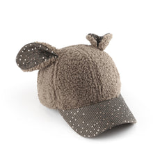 Load image into Gallery viewer, Winter plush  rabbit ears Caps  Warm  Outdoor Activities Hats for Women  22612