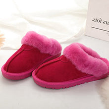 Load image into Gallery viewer, Women’s Memory Foam Slippers Faux Fur Lining House Shoes Indoor & Outdoor 22S35