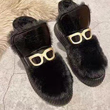 Load image into Gallery viewer, Women's Warm Fur Snow Winter Cute Comfortable Ankle Platform Boots 22S27