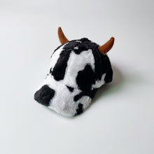 Load image into Gallery viewer, Horn cow plush cap Plush Fashion Woman Baseball Caps 22623