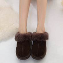 Load image into Gallery viewer, Women’s Memory Foam Slippers Faux Fur Lining House Shoes Indoor & Outdoor 22S35
