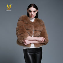 Load image into Gallery viewer, Ladies' Winter jacket Women Real Fox Fur Women Jacket Womens Coats of Fur Coat Women Outwear Fur Story FS151259