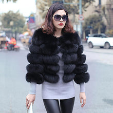Load image into Gallery viewer, Ladies' Winter jacket Women Real Fox Fur Women Jacket Womens Coats of Fur Coat Women Outwear Fur Story FS151259