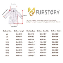 Load image into Gallery viewer, Women's Genuine Rabbit Fur Coat Fuzzy Warm Fur Jacket Winter Outware Fur Story FS19101