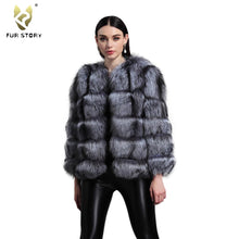 Load image into Gallery viewer, Ladies' Winter jacket Women Real Fox Fur Women Jacket Womens Coats of Fur Coat Women Outwear Fur Story FS151259