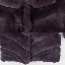 Load image into Gallery viewer, Women's Genuine Rabbit Fur Coat Women with Hood Winter jacket Women 17154