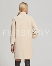 Load image into Gallery viewer, Women's Coats Sheep Shearing Fur Coat Women with Stand Collar Winter Sheep Sheared Christmas gift Fur Story FS17142