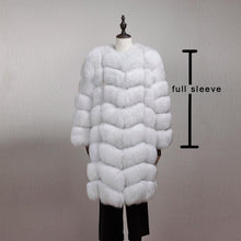 Load image into Gallery viewer, FUR STORY Women's Natural Fur Coat Winter Super Warm Coats Plus Size Long Coats Real Fox Fur Fur Outwear FS161162