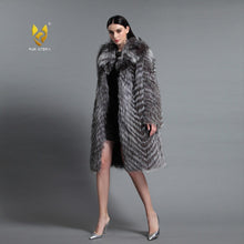 Load image into Gallery viewer, Women's Coats Natural Fur Coat Women Long Coats Real Fur Outwear 161159