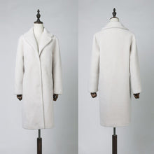 Load image into Gallery viewer, Women's  Real Sheep Shearing Fur Coat with Turn-down Collar  sheepskin Coat 17145