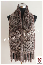 Load image into Gallery viewer, Scarfs for Women Real REX BIG Rabbit Fur Scarf Wrap Cape 050103