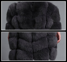 Load image into Gallery viewer, FUR STORY Women's Natural Fur Coat Winter Super Warm Coats Plus Size Long Coats Real Fox Fur Fur Outwear FS161162
