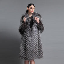 Load image into Gallery viewer, Women's Coats Natural Fur Coat Women Long Coats Real Fur Outwear 161159