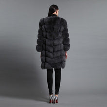 Load image into Gallery viewer, FUR STORY Women's Natural Fur Coat Winter Super Warm Coats Plus Size Long Coats Real Fox Fur Fur Outwear FS161162