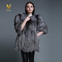 Load image into Gallery viewer, Women's coat Winter Coat Women's Genuine Fox Fur Coat Women  13056