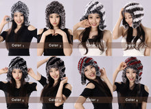Load image into Gallery viewer, Winter Hat Women Knitted Real REX Rabbit Fur Hat Beanie Fur Bomber Cap Earmuff Pompom Decoration Winter Hat Ladies Hats FS14609