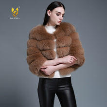 Load image into Gallery viewer, Ladies' Winter jacket Women Real Fox Fur Women Jacket Womens Coats of Fur Coat Women Outwear Fur Story FS151259