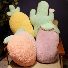 Load image into Gallery viewer, Plush Fruit Cushion Cartoon Sofa Pillow Bedside Back 22B42