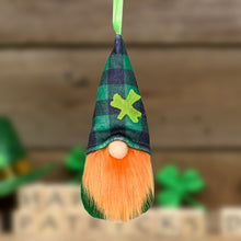 Load image into Gallery viewer, St Patricks Day Gnome Plush Elf Decorations green Pendant Decoration 22B57