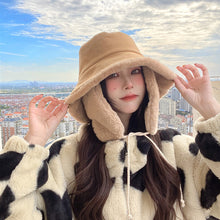 Load image into Gallery viewer, Women's Warm Plush Bucket Hat Basin Hat Ear Protection Winter Hat 22622