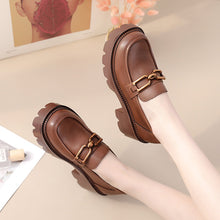 Load image into Gallery viewer, FUR STORY Women's Classic Simple high Heel Comfortable Slip On leather Shoes 22L06