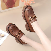 Load image into Gallery viewer, FUR STORY Women's Classic Simple high Heel Comfortable Slip On leather Shoes 22L06