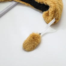 Load image into Gallery viewer, Winter Trapper Caps Cute Panda Bear Bobble Hats Plush Animal Helmet Cap 22629