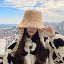Load image into Gallery viewer, Women's Warm Plush Bucket Hat Basin Hat Ear Protection Winter Hat 22622