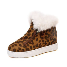 Load image into Gallery viewer, Winter Flat Boots Casual Ankle Snow Boots  Platform Thick Plush Shoes for Women 22S36