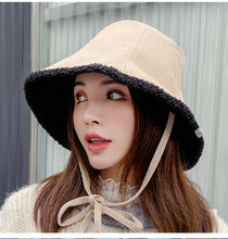 Load image into Gallery viewer, Winter Bucket Hat Fluffy Faux Fur Fisherman Cap for Women 22634